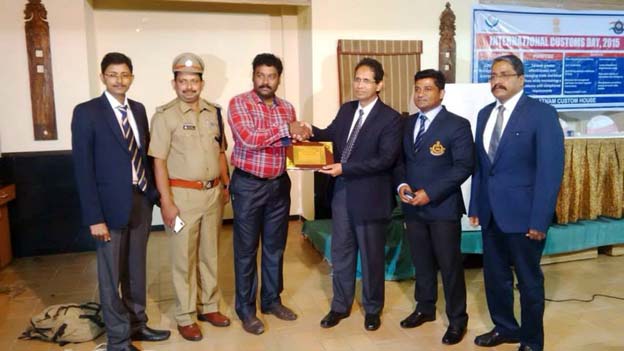 BEST CHA AWARD RECEIVED FROM KRISHNAPATNAM PORT